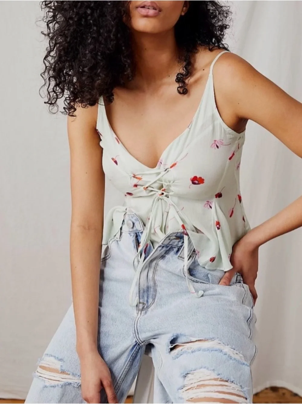 Free People Intimately Radea Floral Printed Cami S